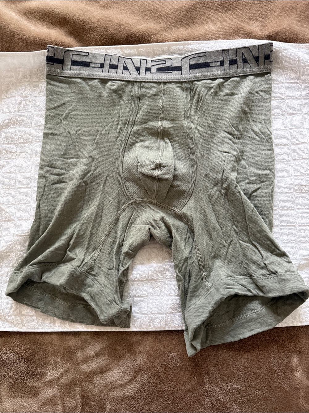 C-in2 Men's Boxer Briefs - Olive Green